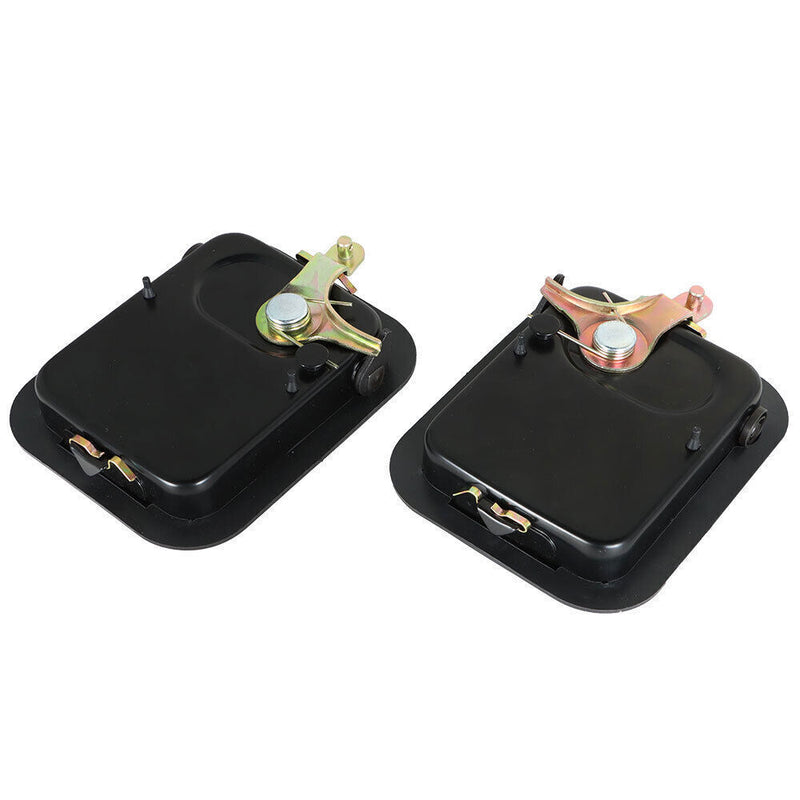 DURAFORCE Door Handle Metal Pair Outside Full For 1991-2006 Jeep Wrangler YJ TJ