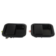 DURAFORCE Door Handle Metal Pair Outside Full For 1991-2006 Jeep Wrangler YJ TJ