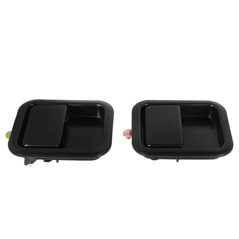 DURAFORCE Door Handle Metal Pair Outside Full For 1991-2006 Jeep Wrangler YJ TJ