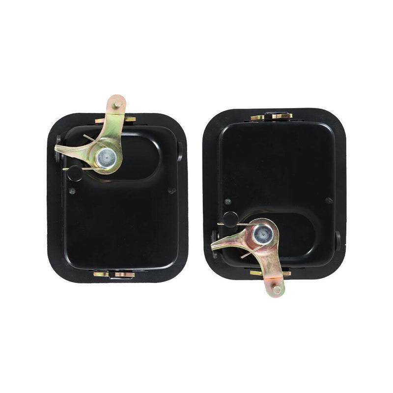 DURAFORCE Door Handle Metal Pair Outside Full For 1991-2006 Jeep Wrangler YJ TJ