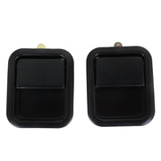 DURAFORCE Door Handle Metal Pair Outside Full For 1991-2006 Jeep Wrangler YJ TJ
