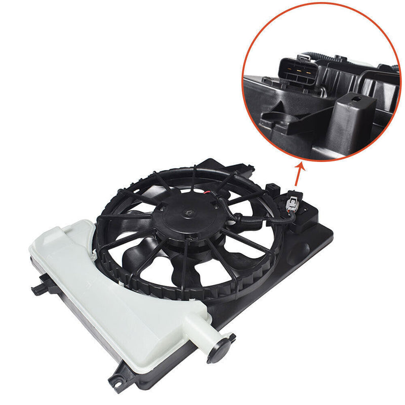 DURAFORCE Radiator And Condenser Fan For 2014-2016 Hyundai Elantra HY3115152Q