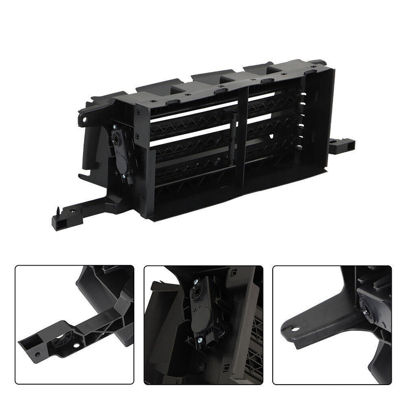 DURAFORCE Radiator Air Shutter Lower Grille For Ford F-150 2021 2022 W/ Motor
