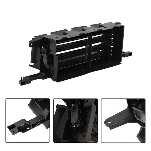 DURAFORCE Radiator Air Shutter Lower Grille For Ford F-150 2021 2022 W/ Motor