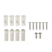 DURAFORCE Sunvisor Support Brackets Kit Chrome For 1967-1969 Camaro Firebird 14PCS