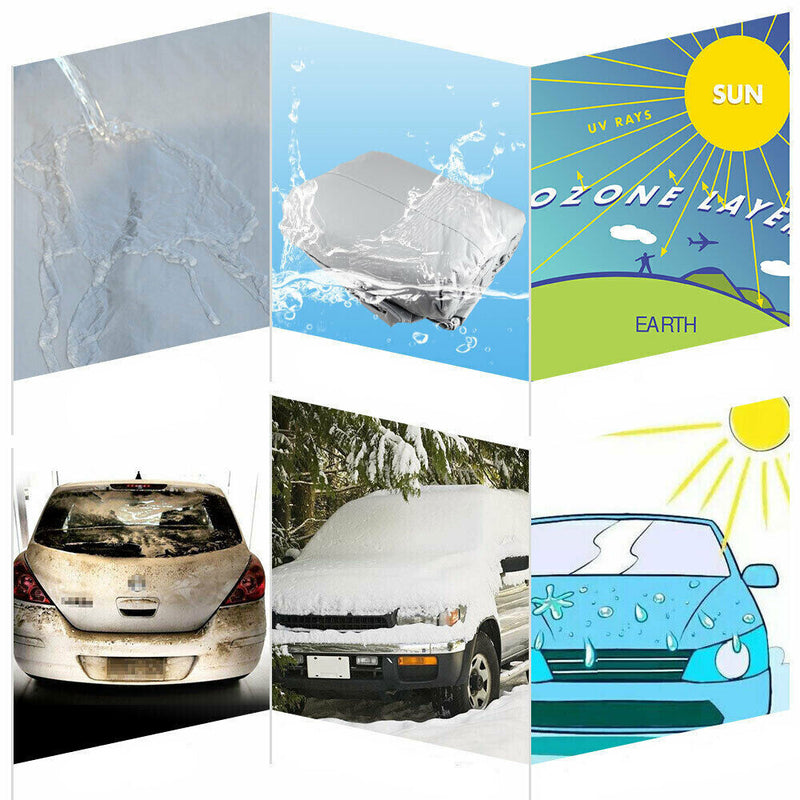 DURAFORCE 3XXL 7 Layers Full Car Cover Outdoor Rain UV Waterproof Scratch