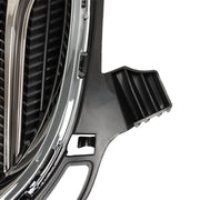 DURAFORCE Front Bumper Upper Grille For 2015-2017 Buick Regal W/O GS Black&Chrome