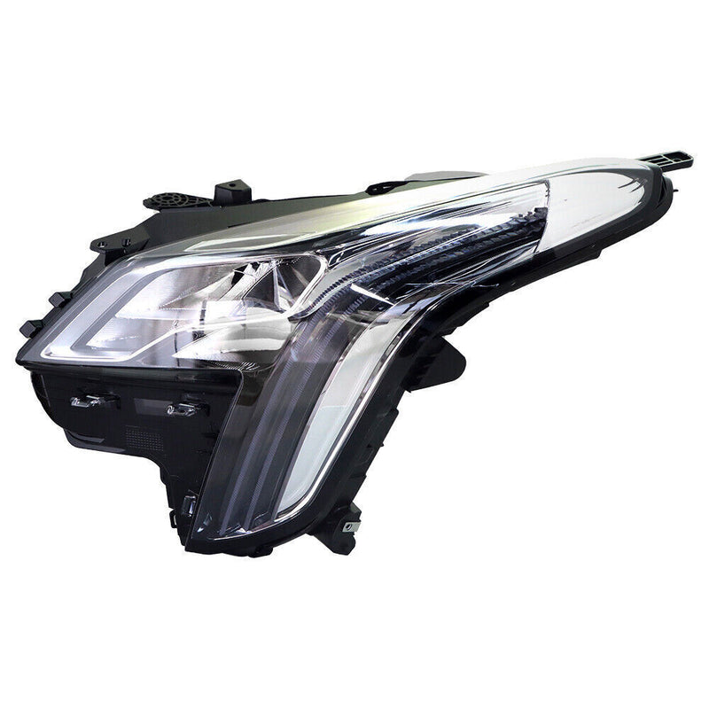DURAFORCE Left Headlight For 2018-2019 Cadillac XTS LED DRL Signal Chrome Clear