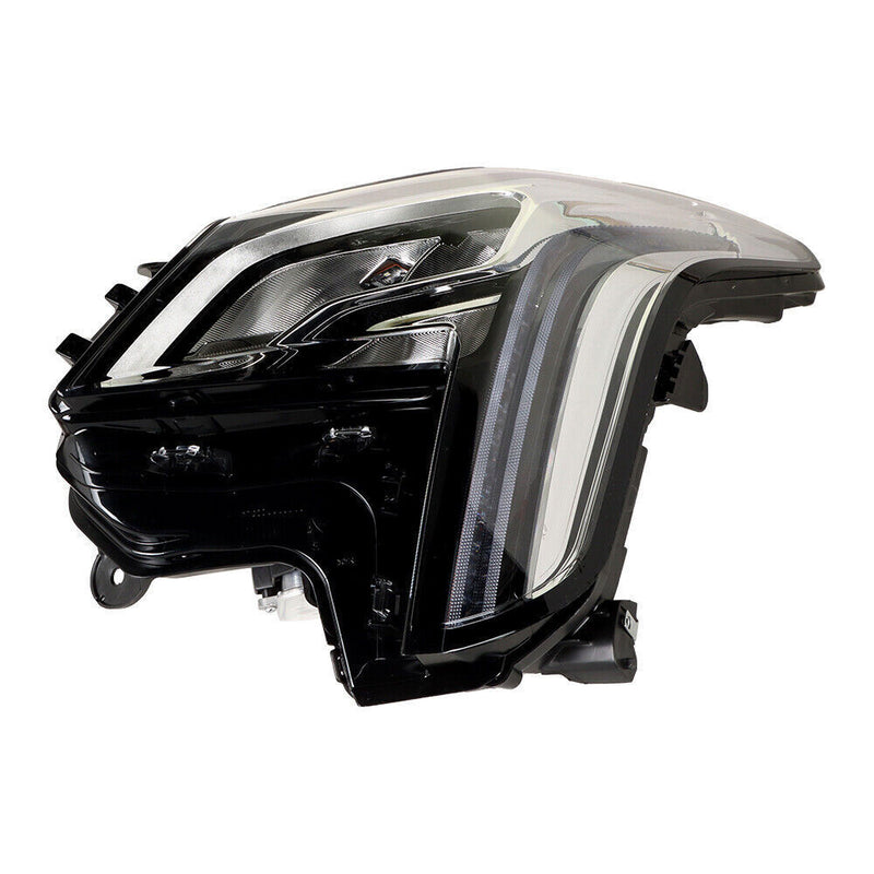 DURAFORCE Left Headlight For 2018-2019 Cadillac XTS LED DRL Signal Chrome Clear
