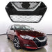 DURAFORCE Chrome Black Grill Kit Front Grille For 2016-2017 Nissan Maxima Plastic