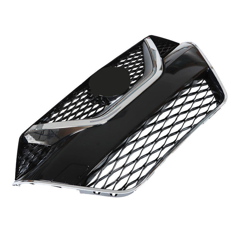 DURAFORCE Chrome Black Grill Kit Front Grille For 2016-2017 Nissan Maxima Plastic