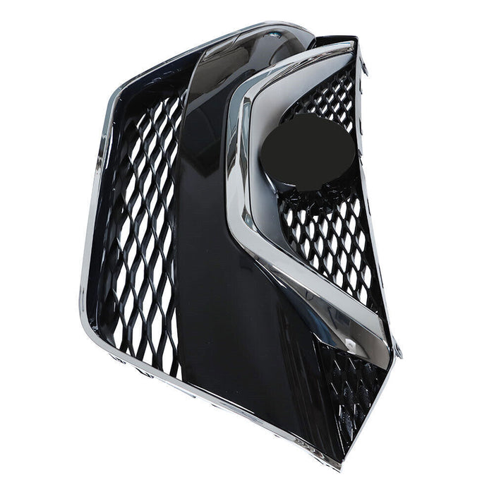 DURAFORCE Chrome Black Grill Kit Front Grille For 2016-2017 Nissan Maxima Plastic