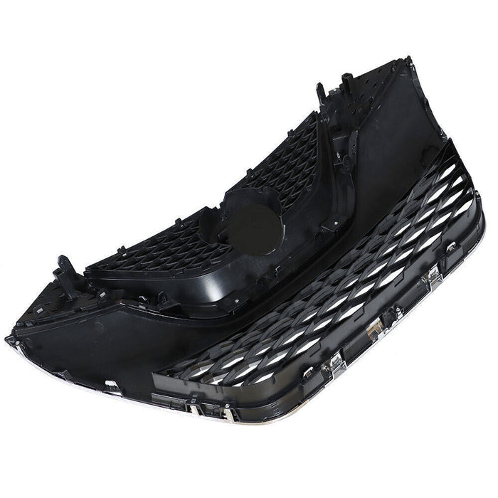 DURAFORCE Chrome Black Grill Kit Front Grille For 2016-2017 Nissan Maxima Plastic