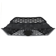 DURAFORCE Chrome Black Grill Kit Front Grille For 2016-2017 Nissan Maxima Plastic