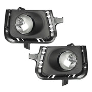 DURAFORCE Front LH+RH Fog Light Lamps For 2012-2014 Toyota Prius C W/bezel+switch