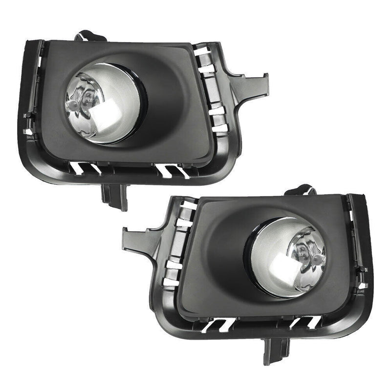 DURAFORCE Front LH+RH Fog Light Lamps For 2012-2014 Toyota Prius C W/bezel+switch