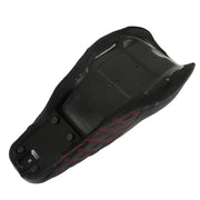 DURAFORCE Red Lattice Stitch Step-Up Seat For Touring Road King Electra Street Glide 08+