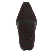 DURAFORCE Red Lattice Stitch Step-Up Seat For Touring Road King Electra Street Glide 08+