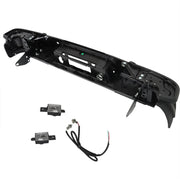 DURAFORCE Rear Step Bumper Black For 2019-2021 Chevy Colorado W/Sensor Holes Steel