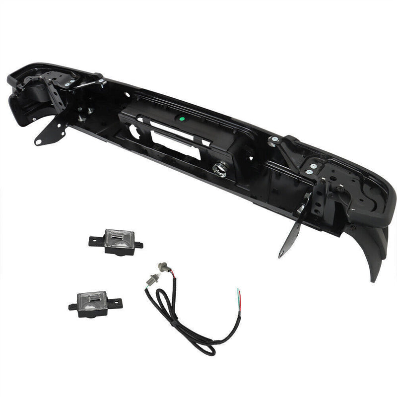 DURAFORCE Rear Step Bumper Black For 2019-2021 Chevy Colorado W/Sensor Holes Steel