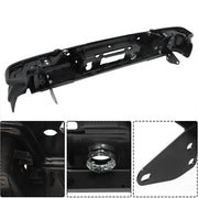 DURAFORCE Rear Step Bumper Black For 2019-2021 Chevy Colorado W/Sensor Holes Steel