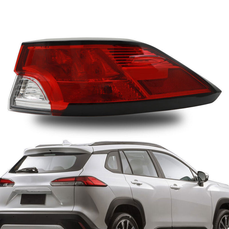 DURAFORCE Tail Light Assembly Outer Passenger Side For 2022-2023 Toyota Corolla Cross L LE