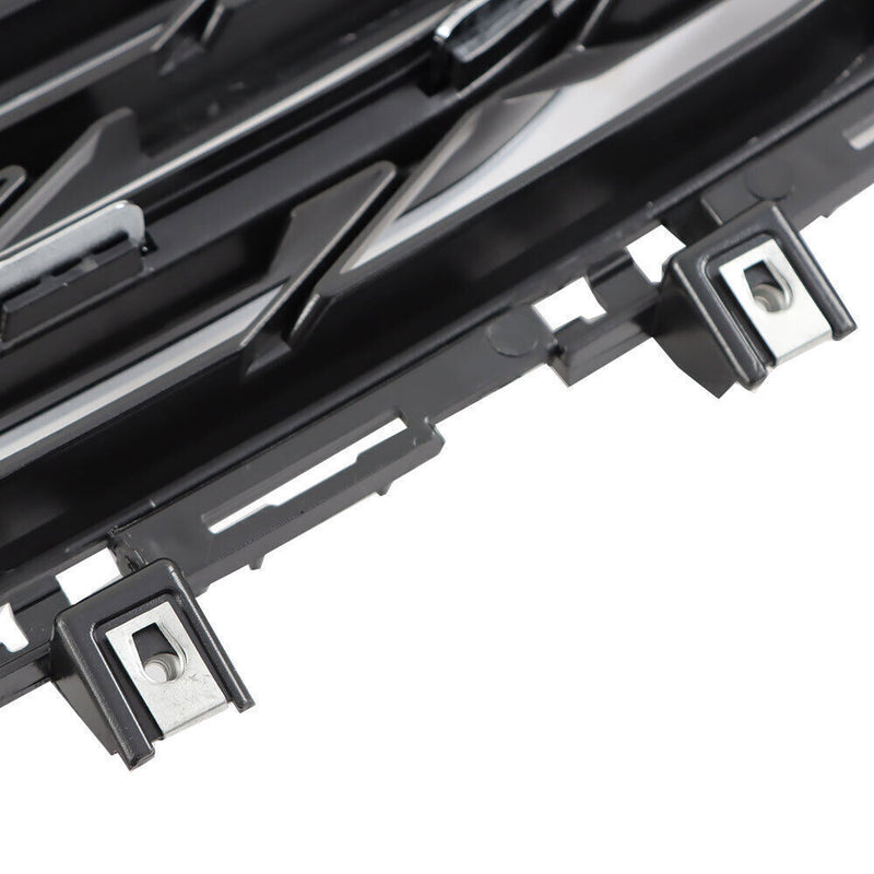 DURAFORCE Front Upper Grille Lower Grille For 2019-2023 Chevrolet Malibu Chrome