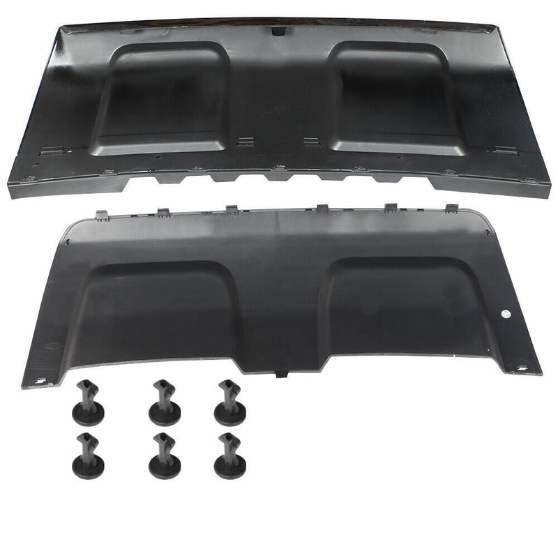 DURAFORCE Front+Rear Bumper Skid Plate Trim Cover For 2014-2017 Range Rover Sport