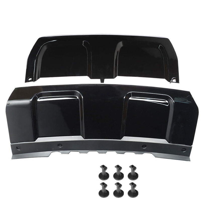 DURAFORCE Front+Rear Bumper Skid Plate Trim Cover For 2014-2017 Range Rover Sport