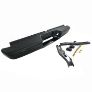 DURAFORCE Rear Step Bumper Assembly For 1995-2004 Toyota Tacoma Truck Black Steel
