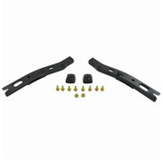 DURAFORCE Rear Step Bumper Assembly For 1995-2004 Toyota Tacoma Truck Black Steel