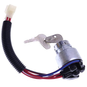 DURAFORCE TC020-31820 Ignition Starter Switch with 3 Position 4 Connection Termials 2 Keys