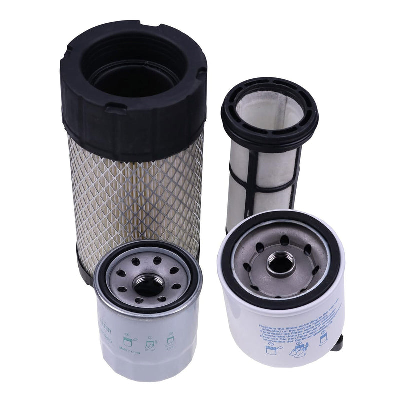 DURAFORCE Air Fuel Oil Filter Kit 6671057 6667352 6687263 For Bobcat Loader MT52 MT55 MT85