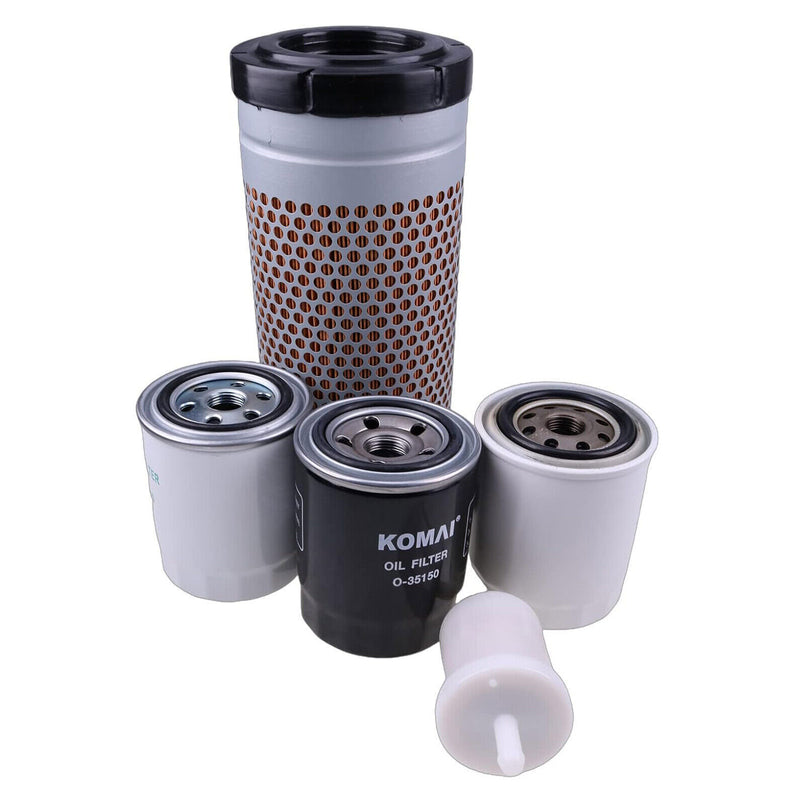 DURAFORCE Filter Kit Compatible with Kubota RTV1140CPX with D1105-E3 Engine