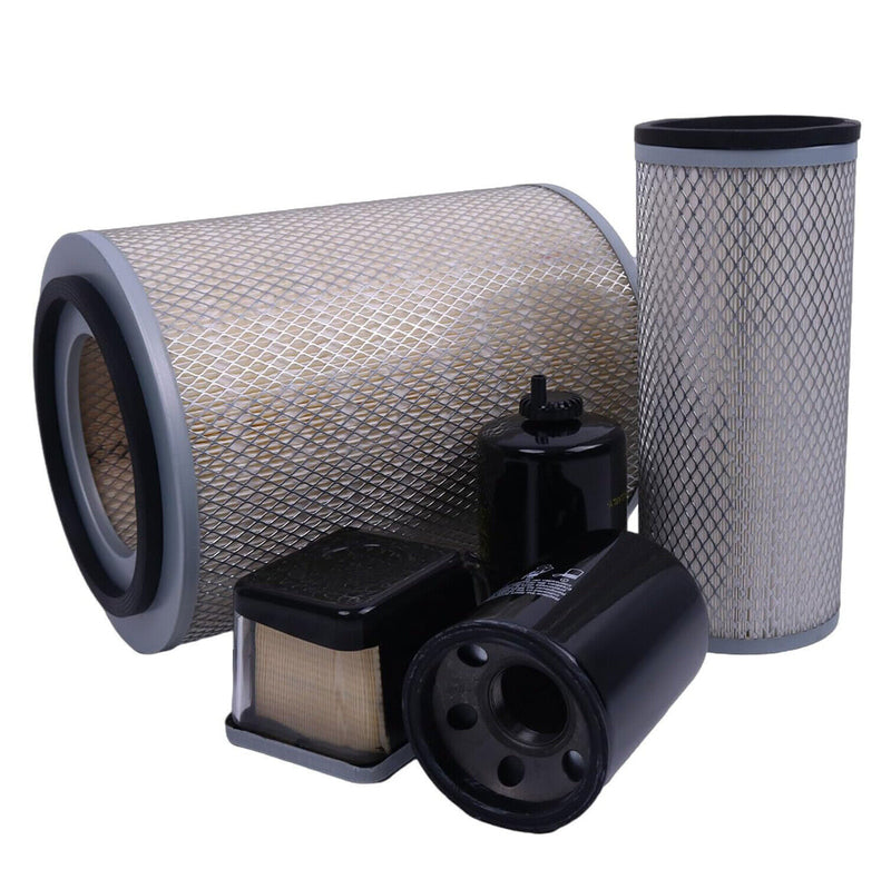 DURAFORCE Service Filter Kit Compatible with John Deere 710D To Eng. S/N 713823 Engine