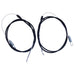 DURAFORCE 2PCS Control Cable 105-1845 For 2002-2009 Toro 20001 20003 20005 20007 20012