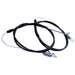 DURAFORCE 2PCS Control Cable 105-1845 For 2002-2009 Toro 20001 20003 20005 20007 20012