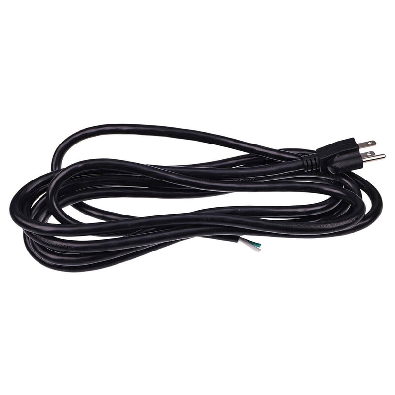 DURAFORCE Black 14 Gauge Power Cord 46740 For Ridgid 300 535 1215 1224 1822 Pipe Threading