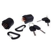 DURAFORCE 2PCS 5 Terminals 3 Positions Ignition Switch 430-706 with 2 Keys For AYP 140399