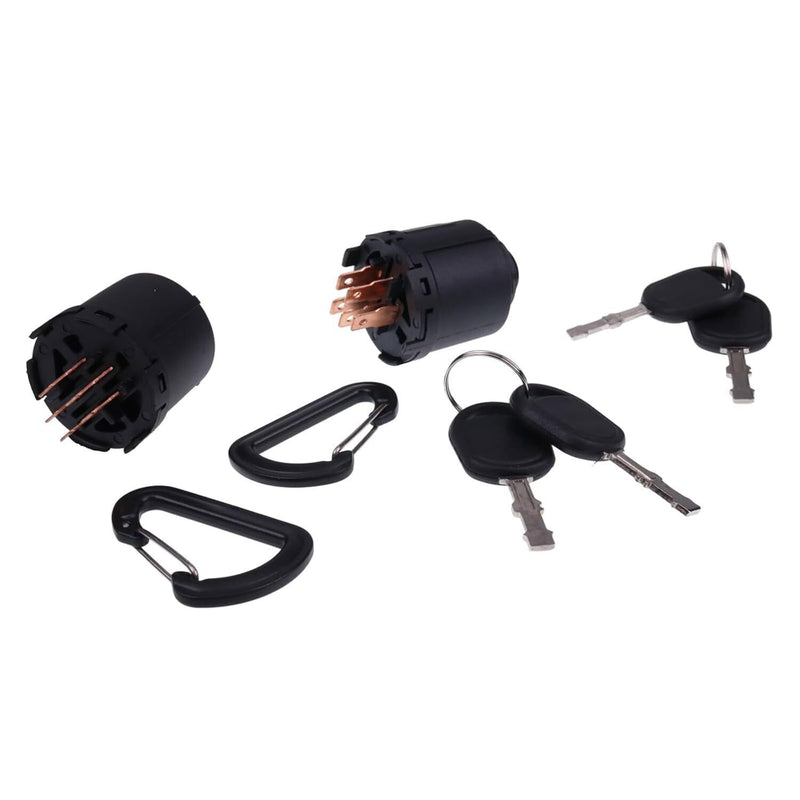 DURAFORCE 2PCS 5 Terminals 3 Positions Ignition Switch 430-706 with 2 Keys For AYP 140399