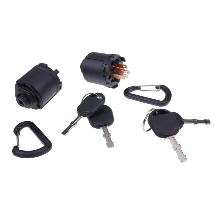 DURAFORCE 2PCS 5 Terminals 3 Positions Ignition Switch 430-706 with 2 Keys For AYP 140399