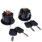 DURAFORCE 2PCS Ignition Switch 33-106 For Oregon Craftsman Murray Yard Man Yard Machines