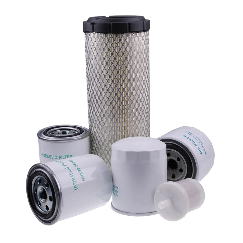 DURAFORCE Maintenance Filter Kit 77700-01820 Compatible with Kubota RTV1100 (S/N <31002)
