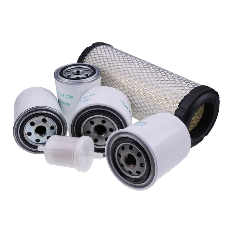 DURAFORCE Maintenance Filter Kit 77700-01820 Compatible with Kubota RTV1100 (S/N <31002)