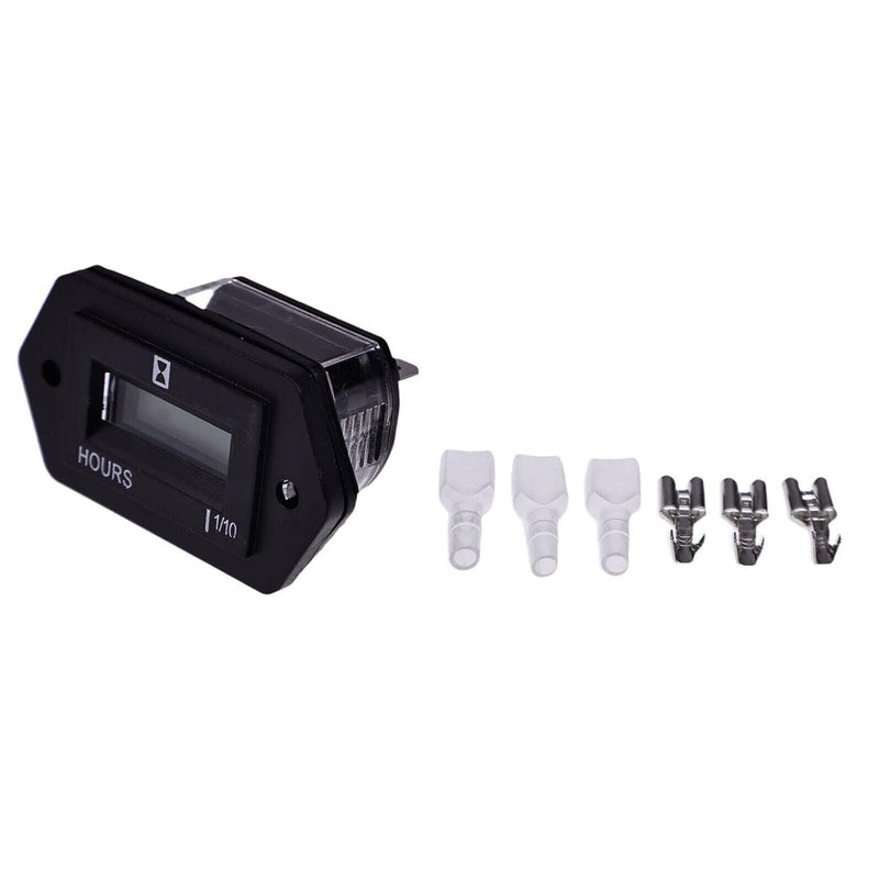 DURAFORCE Black Hours Timer 1731185SM Compatible with Briggs and Stratton Models