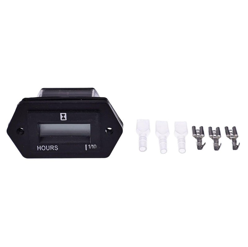 DURAFORCE Black Hours Timer 1731185SM Compatible with Briggs and Stratton Models