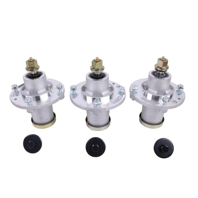 DURAFORCE 3PCS Deck Mandrel Assembly 539112170 Compatible with Husqvarna FD52 FD48 MZ52