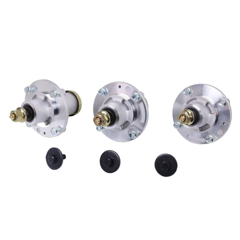 DURAFORCE 3PCS Deck Mandrel Assembly 539112170 Compatible with Husqvarna FD52 FD48 MZ52