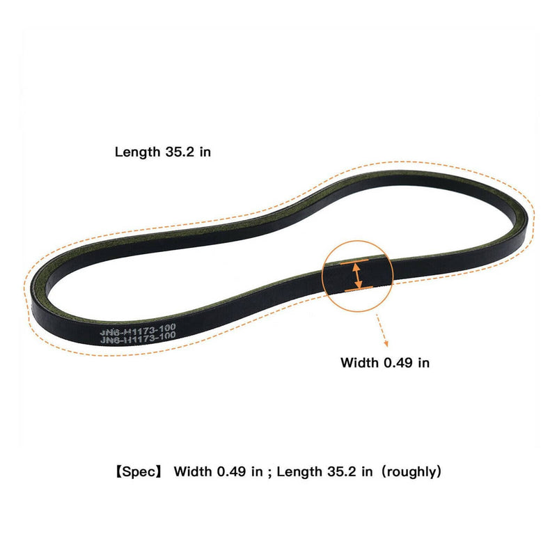 DURAFORCE JN6-H1173-00 Belt Fit For Yamaha Golf Cart Starter G11，G16，G20，G21，G22，G27