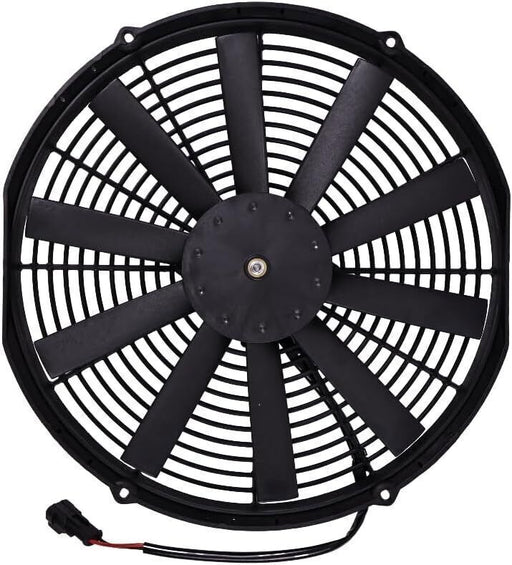 DURAFORCE 12V 1274 CFM Puller Fan 30101509 with 10 14In Straight Blade